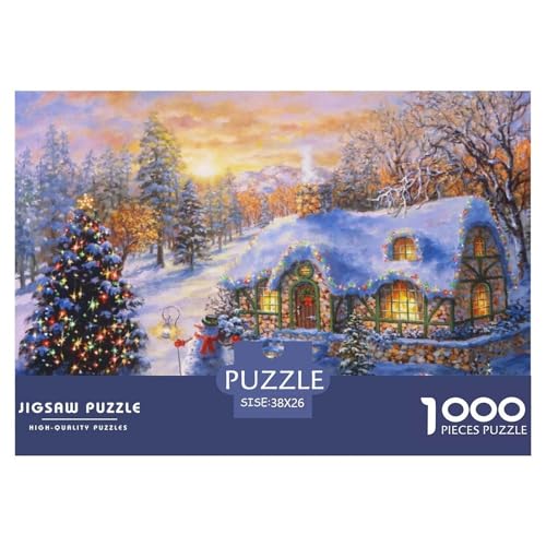 Winter Christmas Hölzerne Puzzles Wasserfest 1000 Teile DIY- Puzzle Für Erwachsene Herausfordernd Und Knifflig Lernspiele Winter Christmas Hölzerne Puzzles Wasserfest 1000 Teile DIY- Puzzle Für Erwachsene Herausfordernd Und Knifflig Lernspiele von YTPONBCSTUG