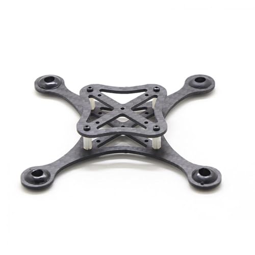 DIY 120mm Carbon Fiber Drone Rahmen Kit Kompatibel Mit 8520 Motor Rack 2mm Dicke Kompatibel mit 720 Coreless Motor F3 Flight Controller von YTrBXZ
