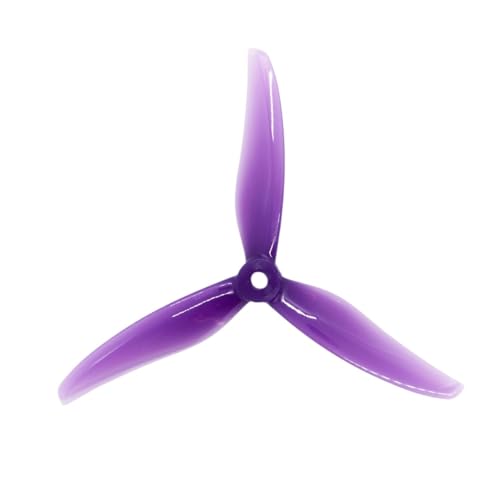 YTrBXZ 12 Paar 5236 5,2 x 3,6 x 3 PC kompatibel mit RC Racing 5-Zoll-Drohnen, verbesserte Geschwindigkeit, Aggressive Leistung(12 Pair Purple) von YTrBXZ