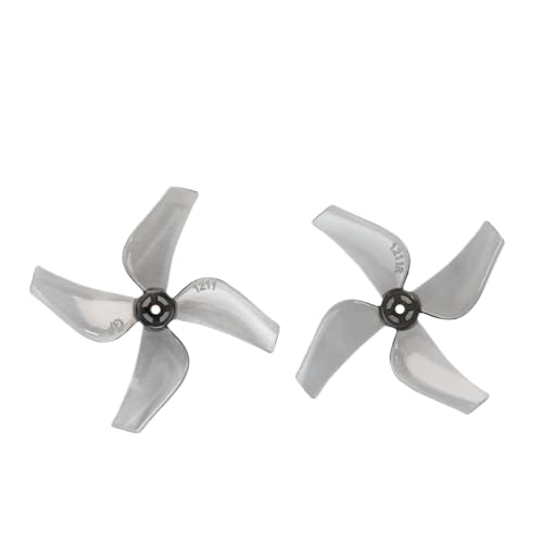 YTrBXZ 16pcs 31mm 1211 Propeller 4 Light Paddel Requisiten 8 Paare CW CCW kompatibel mit 0702 Motor Kompatibel mit -Multirotor -RC -Drohnen -Teile(Clear Grey 1mm) von YTrBXZ