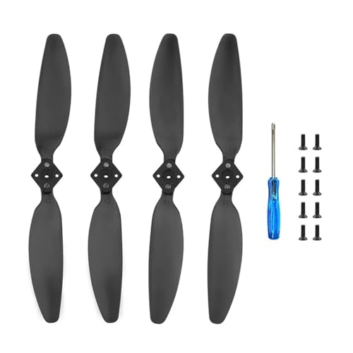 YTrBXZ 2/4 Paar Ersatzpropeller kompatibel mit HS720G Drone Lightweight Wing Fans Ersatzteile Zubehör(2 Pairs) von YTrBXZ