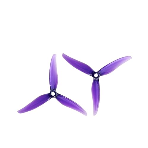 YTrBXZ 2 Paar 5131.0 5 Zoll CW CCW kompatibel mit RC Drone Racing 2306 2207 Motoren(2 Pairs Purple) von YTrBXZ