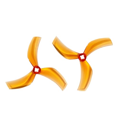 YTrBXZ 2 Paar 90 mm-3 Kanalpropeller, kompatibel mit Ersatzteilen Kompatibel mit Racing Freestyle 3,5 Zoll Kanaldrohnen(Whisky 1.5MM 2PAIRS) von YTrBXZ