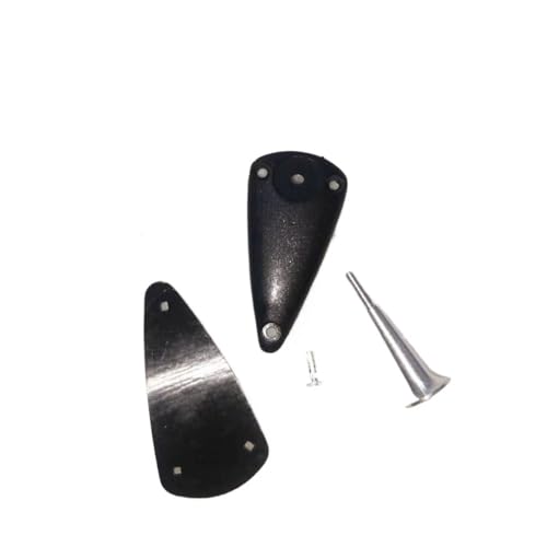 YTrBXZ 2 Sätze Verstellbarer Aluminium-Kipphebel mit dreieckigem Sitz, kompatibel mit RC-Flugzeugflügel-Befestigungssystem(M3X34MM 2PCS) von YTrBXZ
