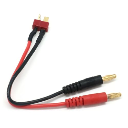 YTrBXZ 20 cm 4,0 mm Bananenstecker auf XT30 XT60 XT90 T-Stecker-Draht 14 AWG, kompatibel mit Lipo-Batterien und ähnlichen Modellen(4.0 to T) von YTrBXZ