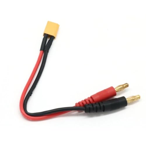 YTrBXZ 20 cm 4,0 mm Bananenstecker auf XT30 XT60 XT90 T-Stecker-Draht 14 AWG, kompatibel mit Lipo-Batterien und ähnlichen Modellen(4.0 to XT30) von YTrBXZ