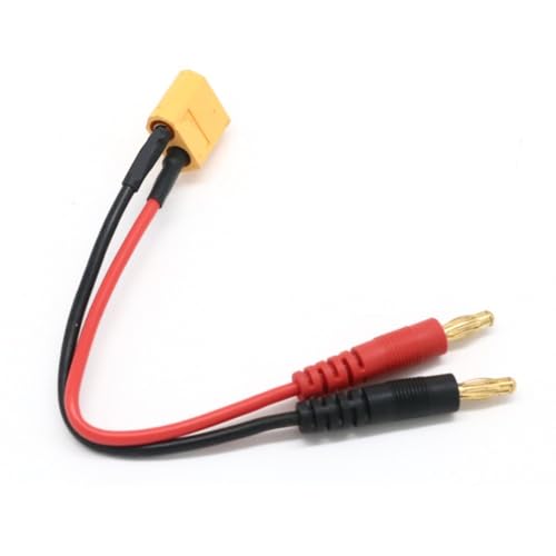YTrBXZ 20 cm 4,0 mm Bananenstecker auf XT30 XT60 XT90 T-Stecker-Draht 14 AWG, kompatibel mit Lipo-Batterien und ähnlichen Modellen(4.0 to XT60) von YTrBXZ