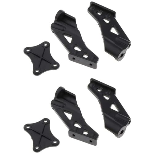 YTrBXZ 2X 144001 1258 Heck Feste Teile Einstellbare Heckflügel Firmware Beschläge Set Kompatibel mit 144001 1/14 4WD RC Auto Zubehör von YTrBXZ