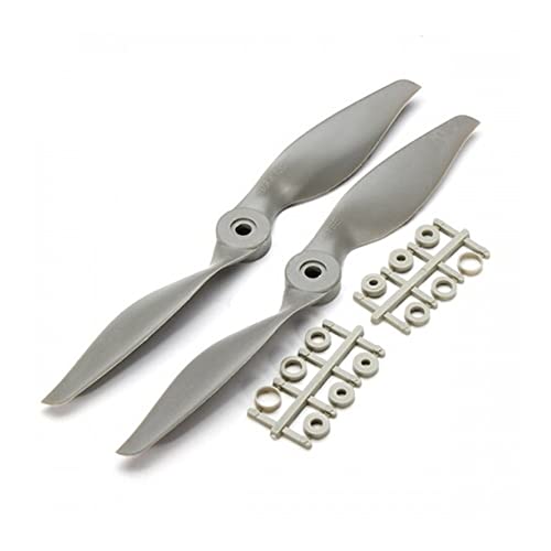 YTrBXZ 2pcs Stilpropeller 4. 7x4 7 5x5 6x4 7x5 8x4 8x6 9x4 5 9x6 10x5 10x7 Nylon kompatibel mit RC -Flugzeug -Segelflugzeug- und Flugzeugmodellen(2PCS 10X7INCH) von YTrBXZ