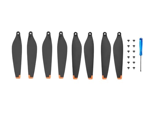 YTrBXZ 3 PRO Drone Kompatible 6030 Ersatz Leichte Prop Fans Ersatzteile Zubehör(ORANGE Edge) von YTrBXZ