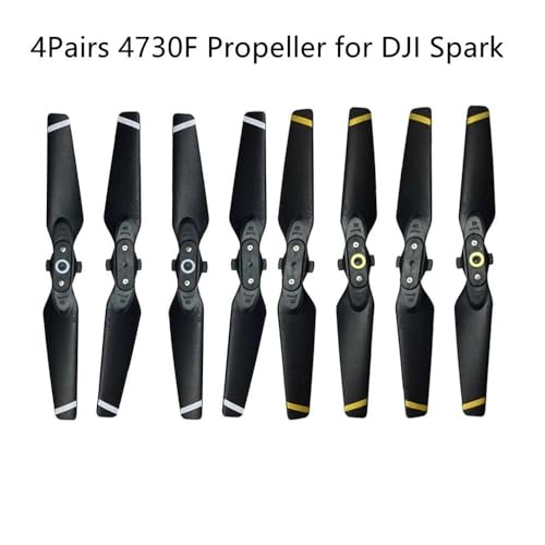 YTrBXZ 4Pairs 4730F Kompatibel Quick Release Folding CW CCW Ersatz Zubehör Kompatibel mit Spark Drone(2 IN 1) von YTrBXZ