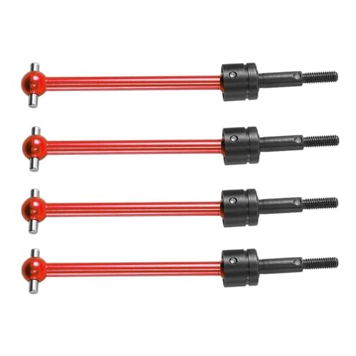 YTrBXZ 4Pcs 64mm Metall Universal Antriebswelle Kompatibel Mit TT02B TT02B DT02 DT03 DF02 RC Auto Verbesserte Teile Zubehör von YTrBXZ