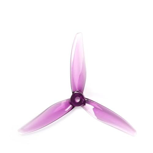 YTrBXZ 5127 5.1X2.7X3 PC-kompatibler Ersatz Kompatibel mit Freestyle 5-Zoll-Drohnen DIY-Teile(4PAIRSCLEAR Purple) von YTrBXZ