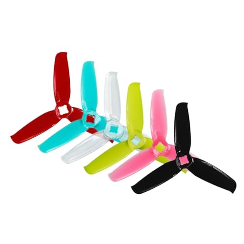 YTrBXZ 8 stücke 4 Paar 3 Zoll 3052 3 Kompatibel Mit 1306 1806 Motor Kompatibel mit 130mm Quadcopter Rahmen(4PAIRS Blue) von YTrBXZ