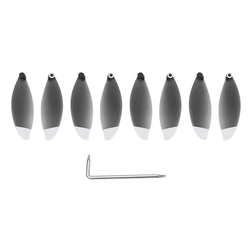 YTrBXZ 8PCS Faltbare kompatibel mit RC Kamera Drohne CW CCW Ersatzteile und Ersatzschrauben(Black Silver 8PCS) von YTrBXZ