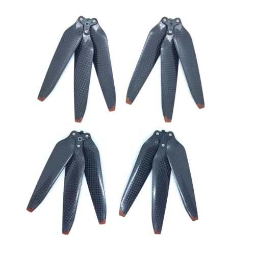 YTrBXZ 9453F Kohlefaser, DREI Schnellspannpropeller, 2/4 Paar, kompatibel mit Flügelzubehör und ähnlichen Modellen(3-Blade 4PCS) von YTrBXZ