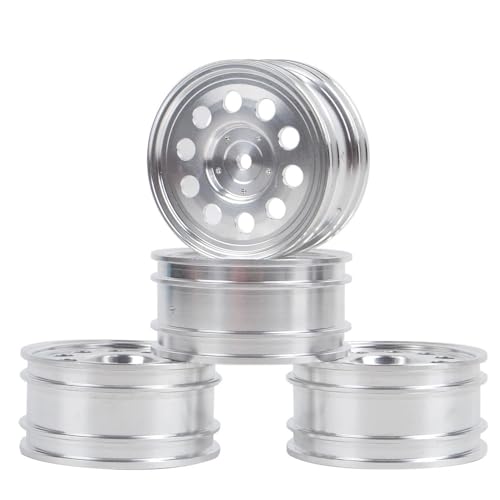YTrBXZ Aluminium-Rallye-Rad Kompatibel mit kompatible TA02S Lancia TA02 TA07 TA02S TA02SW XV01 TT-02 Type-S 4WD 1:10 RC Drift-Rennwagen von YTrBXZ