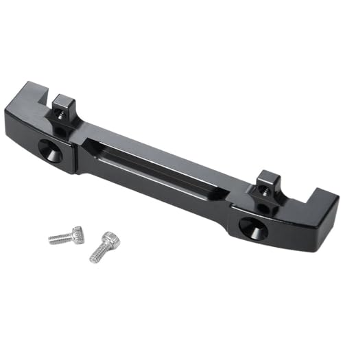 YTrBXZ Aluminium vorne Heck-Stoßfänger Anti-Kollisions-Stange-Upgrade-Teile Kompatibel mit 1 24-Skala-RC-Auto kompatibel mit SCX24 90081 Deadbolt-Modell(Rear) von YTrBXZ