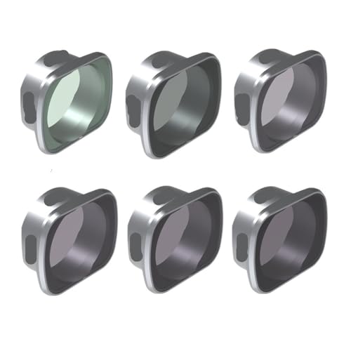 YTrBXZ Drone Kamera Objektiv Filter Set NDPL 4/8/16/32 Kompatibel mit Zubehör(6IN1 Set) von YTrBXZ