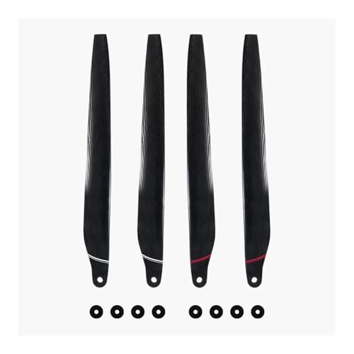 YTrBXZ Faltbare Carbonfaser-CW-CCW-Requisiten, kompatibel mit P150-Drohnenpaddel-Ersatzteilen(P150 Props 4PCS) von YTrBXZ