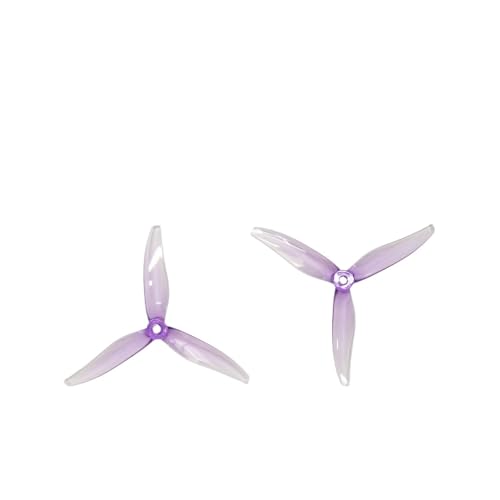 YTrBXZ Fury 5128.0 5-Zoll 2 Paar kompatible CW- und CCW-Propeller(2PAIRS Blue) von YTrBXZ