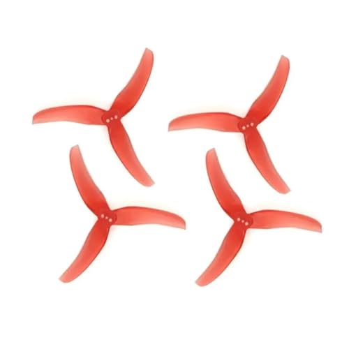 YTrBXZ II HD 3,5 x 2,8 x 3 2CW und 2CCW Rot, kompatibel mit FPV-Renndrohnen und RC-Quadcopter-Modellen von YTrBXZ