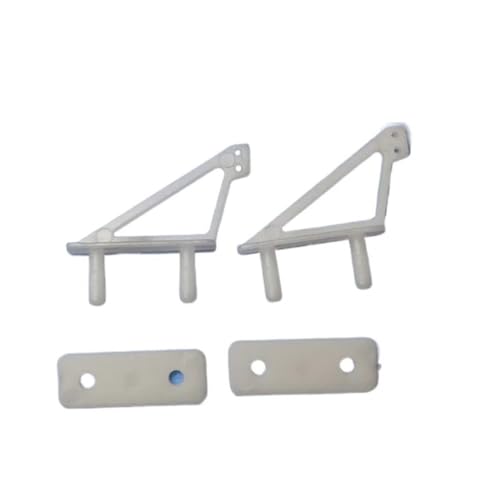 YTrBXZ Kompatibel 10 Stück Nylon Twin Needle Pin Hörner 2 Loch Kompatibel mit RC Flugzeuge Elektroflugzeuge Schaum Modell Zubehör von YTrBXZ