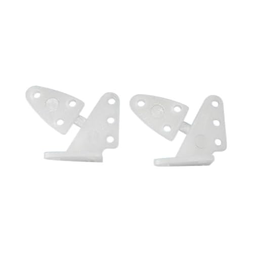 YTrBXZ Kompatibel 20 Stück Nylon Pin Horn und Zip Horns 3 Loch 4 Loch Kompatibel mit RC Flugzeuge Elektroflugzeuge Schaum Modell Zubehör(20 PCS 13.5X16) von YTrBXZ