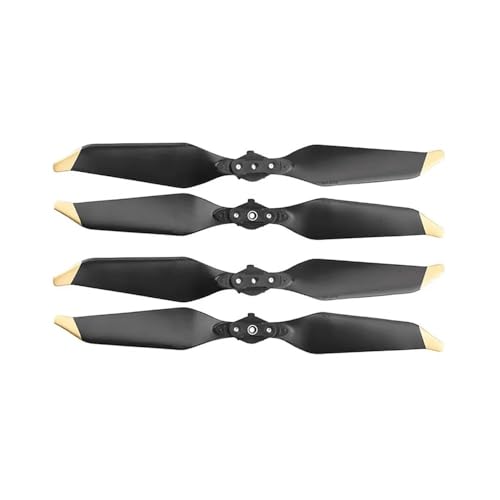 YTrBXZ Kompatibel 4/8 Pcs Ersatz 8331 Geräuscharm Klapp Requisiten Kompatibel mit PRO Platinum Drone Ersatzteile Flügel Zubehör(Gold 4PCS-2) von YTrBXZ