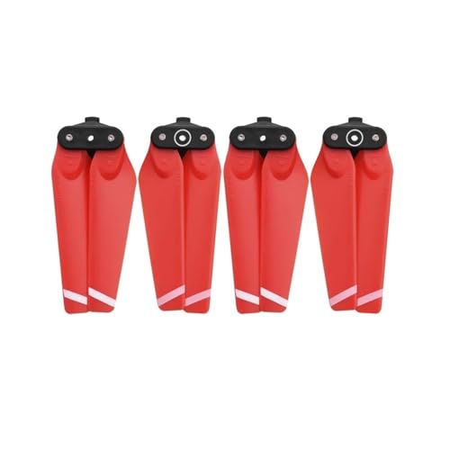 YTrBXZ Kompatible Ersatz Requisiten Kompatibel mit Drone 4730F Klapppropeller 4730 Ersatzteile Paddelzubehör CW CCW Schnellspannflügel(RED White 4PCS) von YTrBXZ