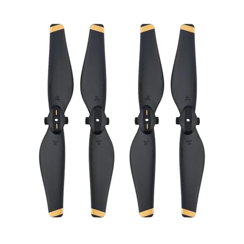 YTrBXZ Kompatible Ersatz-Requisiten Kompatibel mit Drone 4732S CW CCW Quick Release Ersatzteile Reparaturzubehör(Black Gold 4PCS) von YTrBXZ
