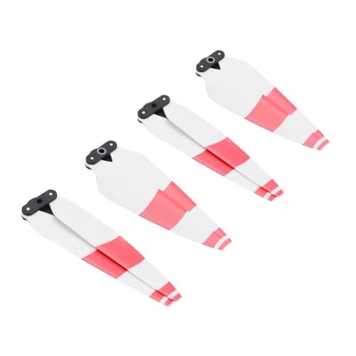 YTrBXZ Kompatible Ersatzpropeller Kompatibel mit AIR 3 Drone Modell 8747F Quick Release Wing Light Prop Zubehör(White RED 4PCS) von YTrBXZ
