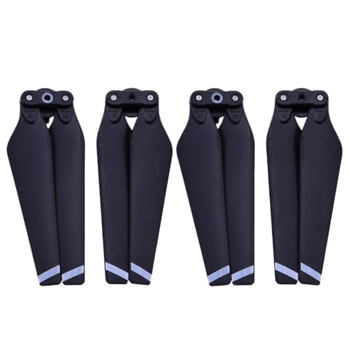 YTrBXZ Kompatible Ersatzpropeller Kompatibel mit Pro Drone Quick Release 8330 8331 CW CCW Folding Ersatzteile Zubehör(8330F Silver 4PCS) von YTrBXZ