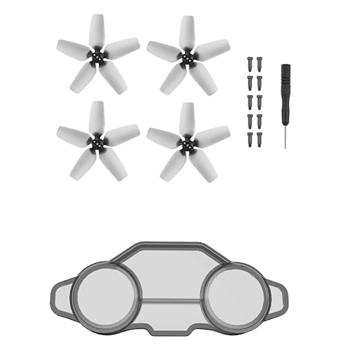 YTrBXZ Kompatible Schutzhülle Kompatibel mit Drohnen-Visual-Perception-System, Staub-Objektivdeckel, Flugzeugzubehör(Propeller Set) von YTrBXZ