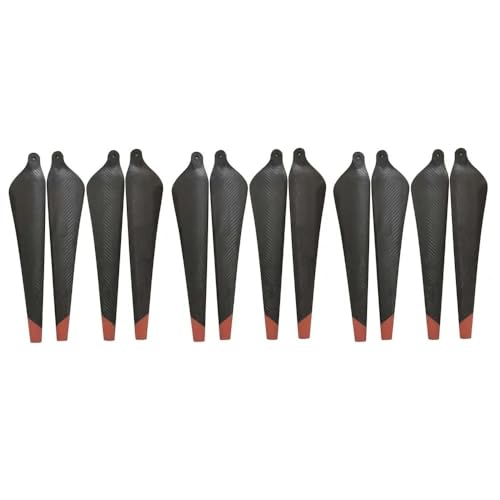 YTrBXZ Kompatibles Carbonfaser-Paddel, zusammenklappbar, Kompatibel mit T30 3820s CW CCW Multicopter-Drohnenzubehör(Props A 12PCS) von YTrBXZ