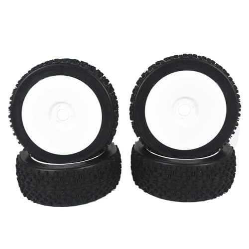 YTrBXZ Kompatibles Off-Road-Buggy-Reifenrad Kompatibel mit RC-Fernbedienungsmodellauto 1/8 Fahrzeug 17-mm-Adaptergröße 113 mm x 45 mm A8012 von YTrBXZ