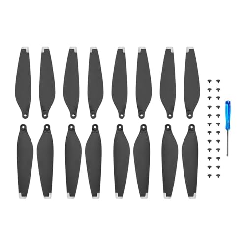 YTrBXZ Leichte Ersatz-kompatible Kompatibel mit 3 PRO Drone 6030 Wing Fans Ersatzteile Zubehör(4 Pairs Silver) von YTrBXZ