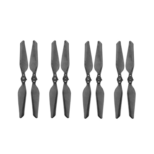 YTrBXZ Leichte Kohlefaser-Ersatz-Klapp-Schnellspannflügel, kompatibel mit X8 SE Drone 4/8 Stück Ersatzteile(X8SE Props 8PCS) von YTrBXZ