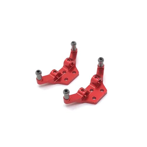 YTrBXZ Metall-Stoßdämpfer-Lenkbecher-Schwingen-Upgrade, kompatibel mit P929 P939 K979 K989 K999 K969 1/28 RC-Auto-Ersatzteilen(Red) von YTrBXZ
