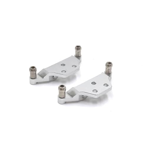YTrBXZ Metall-Stoßdämpfer-Lenkbecher-Schwingen-Upgrade, kompatibel mit P929 P939 K979 K989 K999 K969 1/28 RC-Auto-Ersatzteilen(Silver) von YTrBXZ