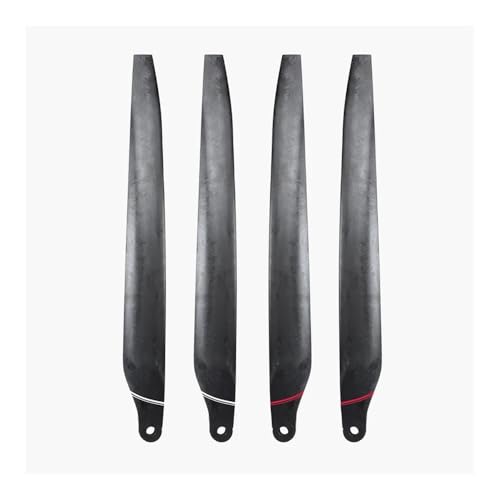 YTrBXZ P150 kompatible Faltbare Kohlefaser-Nylonmischung CW CCW Prop Ersatzteile(P150 Props 4PCS) von YTrBXZ