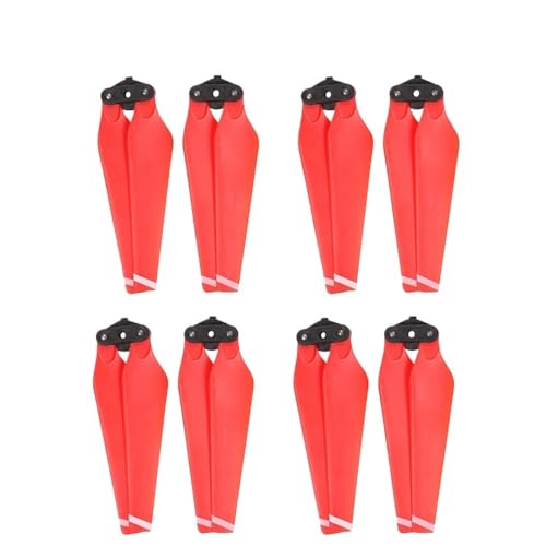 YTrBXZ Pro Drone-kompatible Schnellspanner-Klapp-Ersatzpropeller 8330 CW CCW Ersatzteile(8330F RED 8PCS) von YTrBXZ