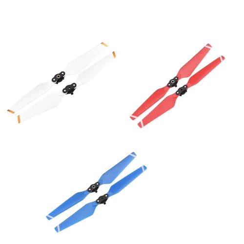YTrBXZ Quick Release Wing Folding Props Pro 8330F Fans Ersatzteile 4 Stück kompatibel mit Pro Drone Modellen(White) von YTrBXZ