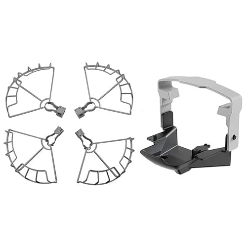 YTrBXZ Schutzkäfig, kompatibel mit Air 3 Requisiten, Stoßstangenflügel, Lüfterschutz, Gehäuseabdeckung, Drohnenzubehör(Props Holder Set) von YTrBXZ