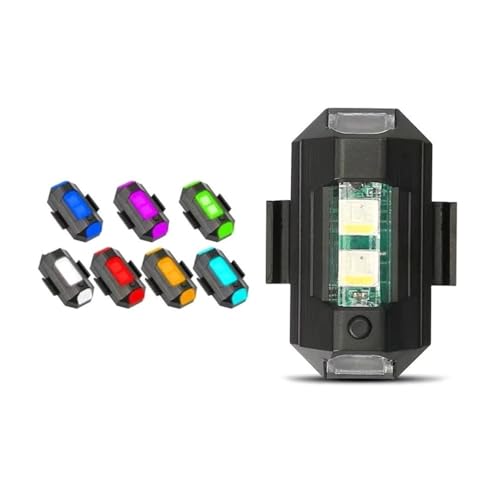 YTrBXZ Wiederaufladbare LED-Blinklichter, geeignet Kompatibel mit Autos, Motorräder, Fahrräder, Drohnen und Nachtflug-Flugzeugmodelle von YTrBXZ
