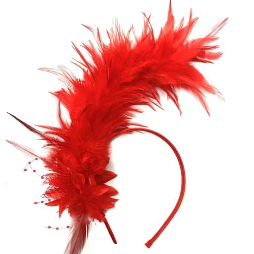 YTtkku Buntes Feder-Stirnband, Halloween, Cosplay, Haarreif, Urlaub, Party, Kopfschmuck für Frauen und Mädchen, Halloween, Karneval, Ostern, Weihnachten, Party-Dekoration YTtkku Buntes Feder-Stirnband, Halloween, Cosplay, Haarreif, Urlaub, Party, Kopfschmuck für Frauen und Mädchen, Halloween, Karneval, Ostern, Weihnachten, Party-Dekoration von YTtkku