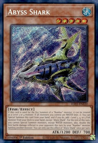 Abyss Shark (Secret Rare) – RA03-EN030 – Secret Rare – 1. Auflage von YU-GI-OH!