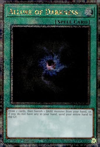 Allure of Darkness (Quarter Century Secret Rare) – RA03-EN055 – Quarter Century Secret Rare – 1. Auflage von YU-GI-OH!