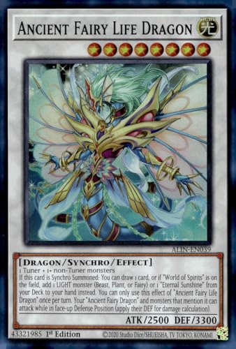 Ancient Fairy Life Dragon - ALIN-EN039 - Super Rare - 1. Auflage Ancient Fairy Life Dragon - ALIN-EN039 - Super Rare - 1. Auflage von YU-GI-OH!