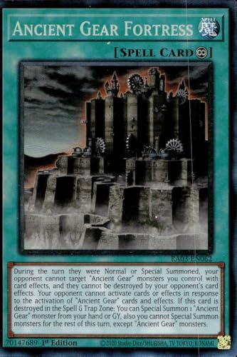 Ancient Gear Fortress (PCR) - RA03-EN062 - Prismatische Sammlerselten - 1. Auflage von YU-GI-OH!